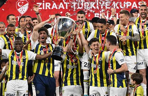 Türkiye kupası şampiyonu fenerbahçe